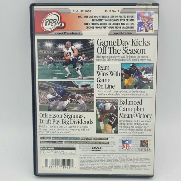 NFL GameDay 2003 (Sony PlayStation 2, 2002) Tom Brady - Picture 3 of 3